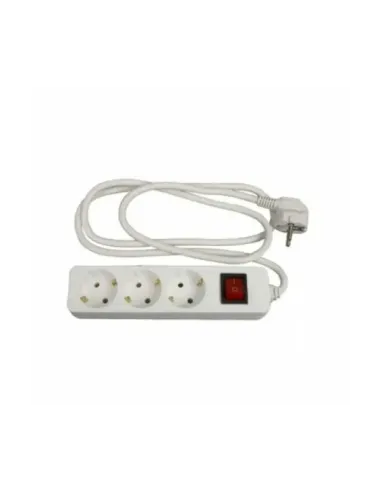 BASE MULTIPLE CON INTERRPUTOR H05VV-F 3G x 1,5 mm 4 BASES  1,4 m  BMF-25