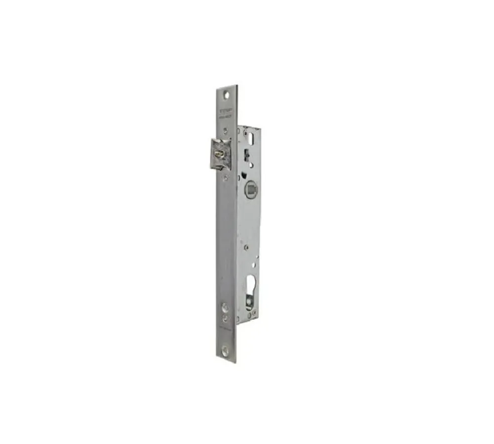 CERRADURA MONOPUNTO DE SOLO PICAPORTE 2219 PARA PUERTAS DE PORTAL, CILINDRO TE5, ENTRADA DE 25MM, ACABADO ACERO INOXIDABLE
