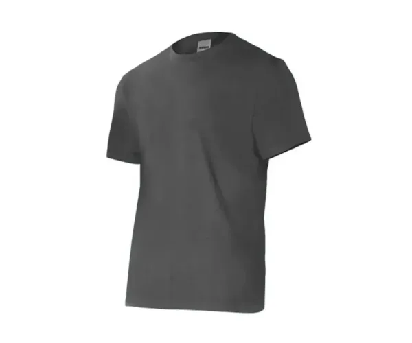 Camiseta Manga Corta. Gris Talla S-3Xl