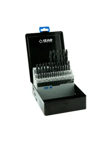 JUEGO BROCAS DIN338N 37-UDS. - 1407 - 1-10X0,25 HSS (1010)