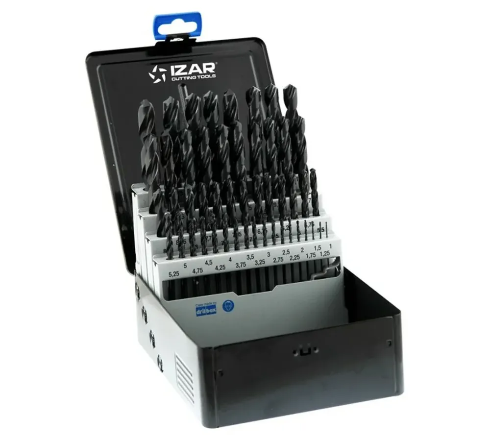JUEGO BROCAS DIN338N 49-UDS. - 1409 - 1-13X0,25 HSS (1010)
