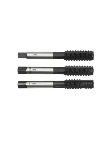 JUEGO 3-MACHOS MANO HSS Co DIN352/2181 (M/MF) INOX - 3036 - 18,00X2,50