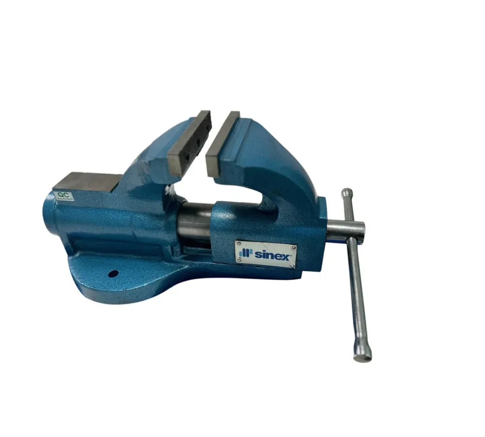 TORNILLO DE BANCO DE FUNDICION SINEX 125 MM GUIA/REDONDA