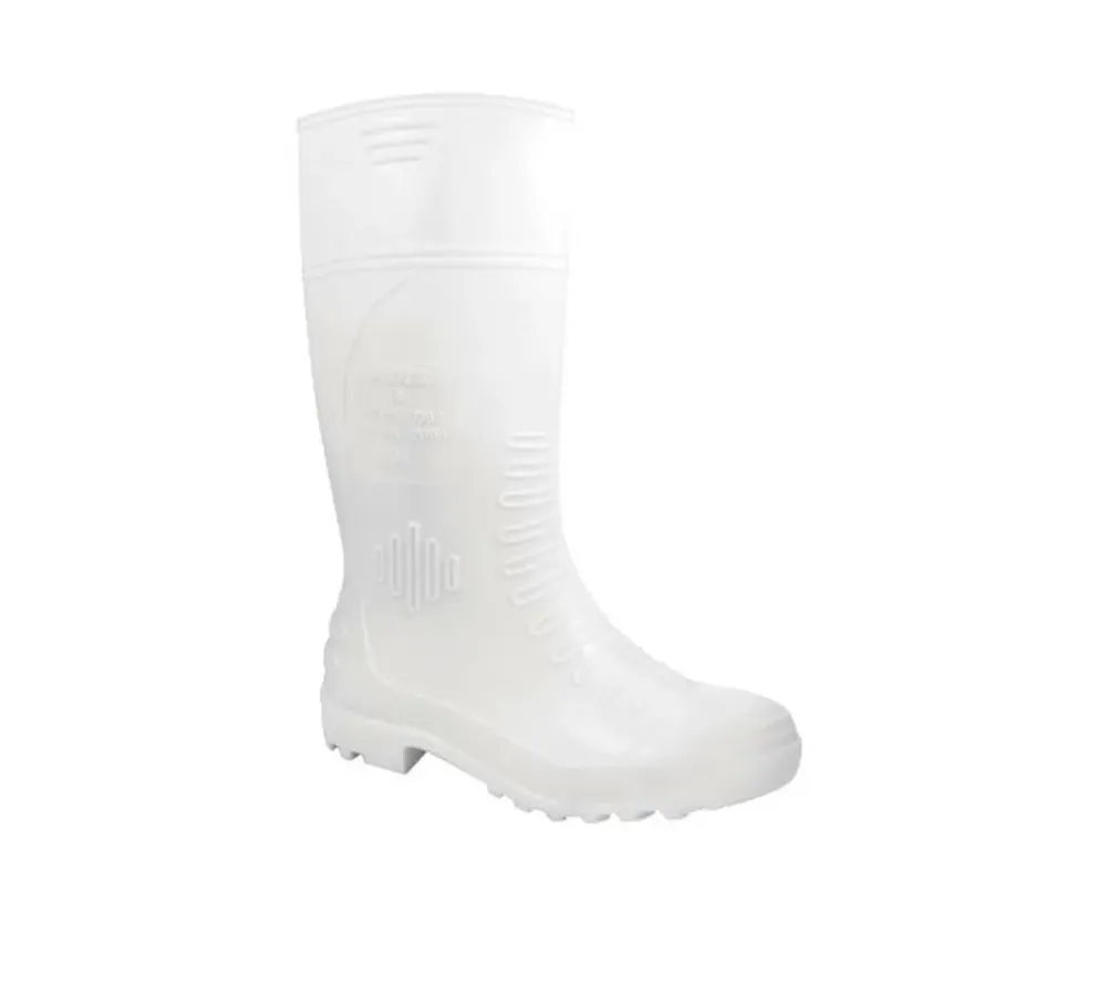 Bota Puntera. Alta Blanco Antigrasa 2090
