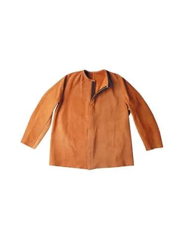 Chaqueta soldador serraje crupón extra, beige